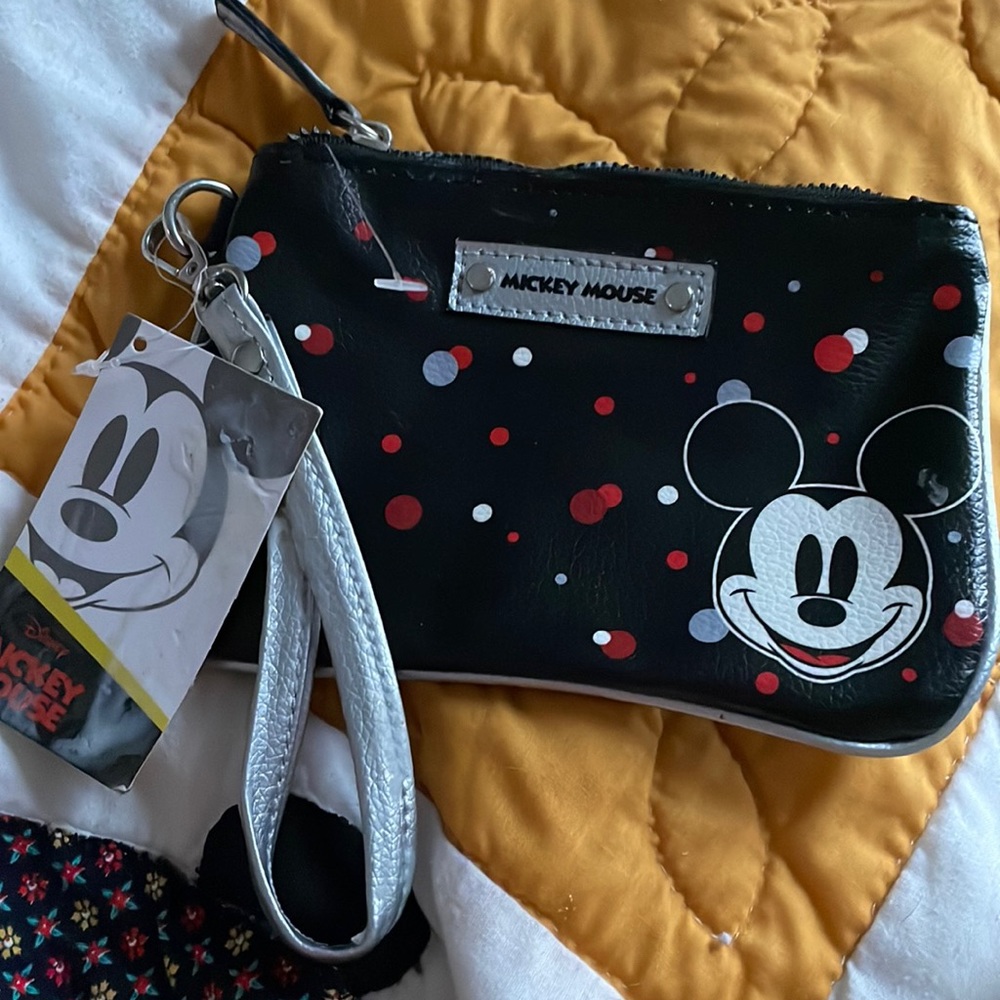 New, unused Mickey pouch